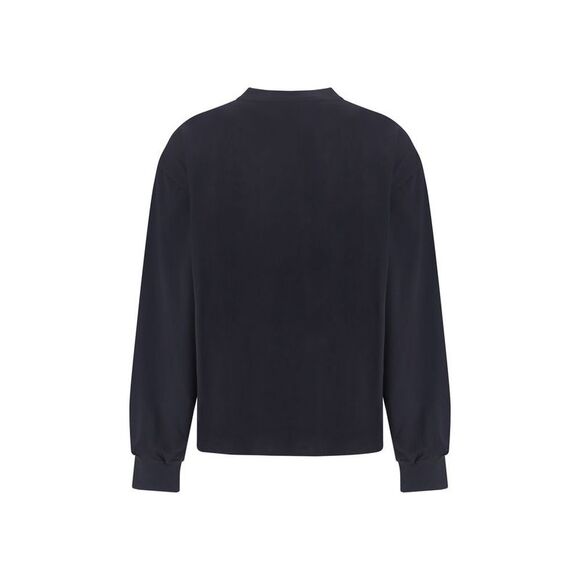 Ganni Black Cotton Women's Sweatshirt - Picture 2 of 3
